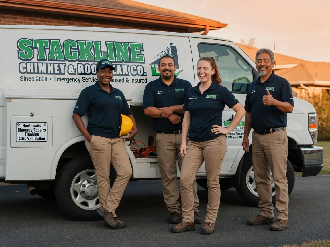 Chimney flashing repair company in Camp, AR